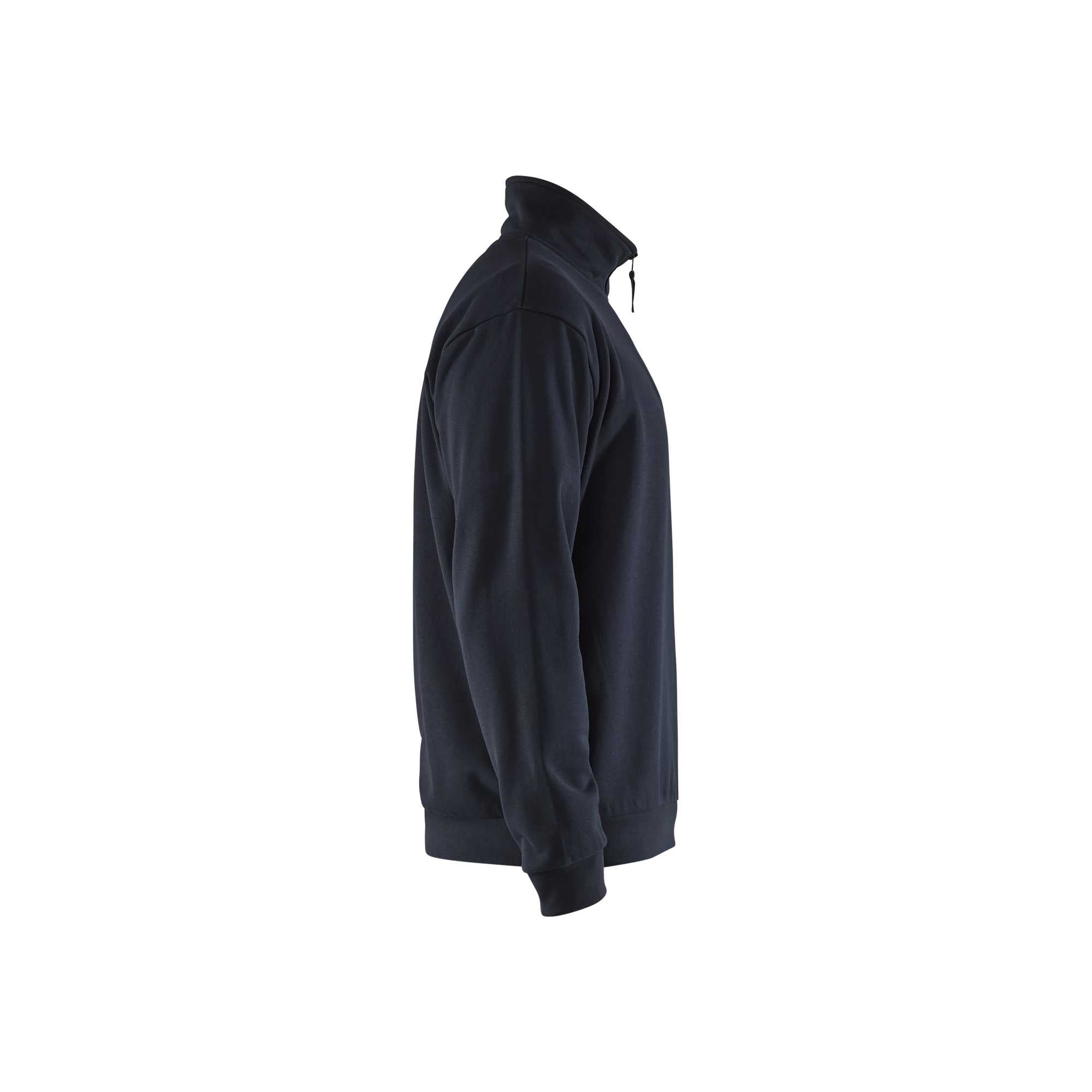 BLAKLADER 35871169 Sweatshirt Half Zip Half-zip Work Sweatshirt MEN - Brushed Fleece
